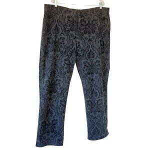 Lauren Ralph Lauren Charcoal Patterned High Rise Jeans